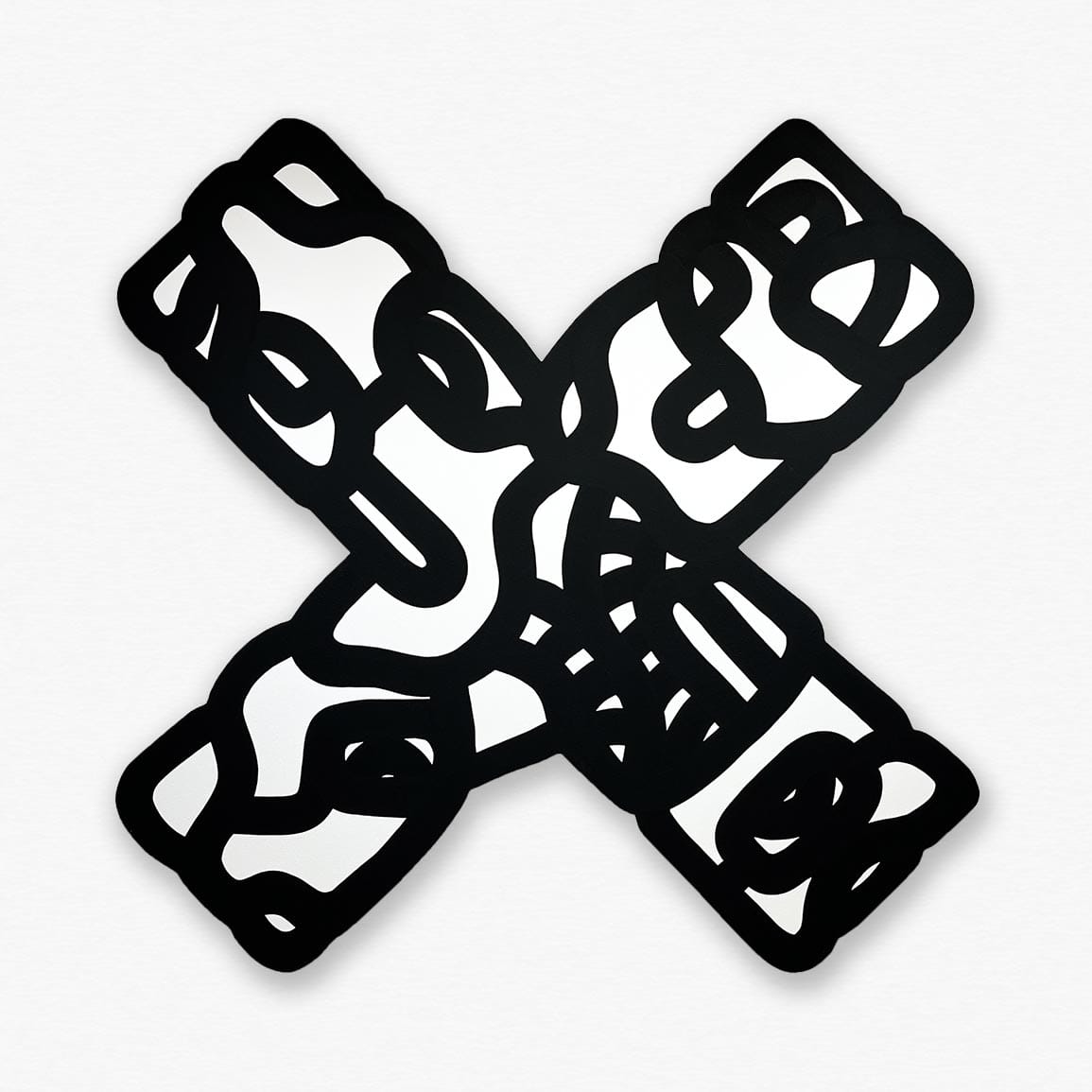 Oeuvre de l'artiste Mehdi Cibille - Le module de zeer - Art abstrait Paris France - Art contemporain Biarritz