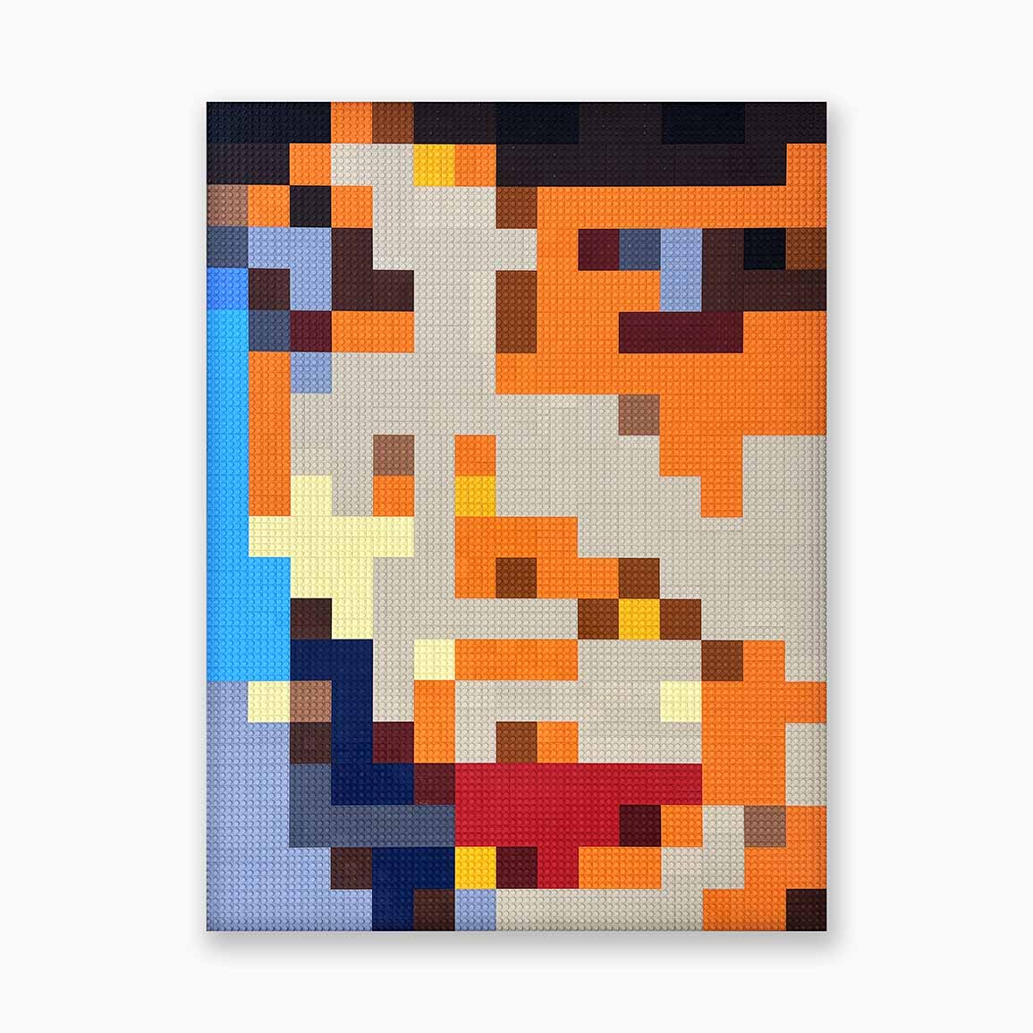 oeuvre d'art portrait de manuella pixelart par l'artiste Lenz