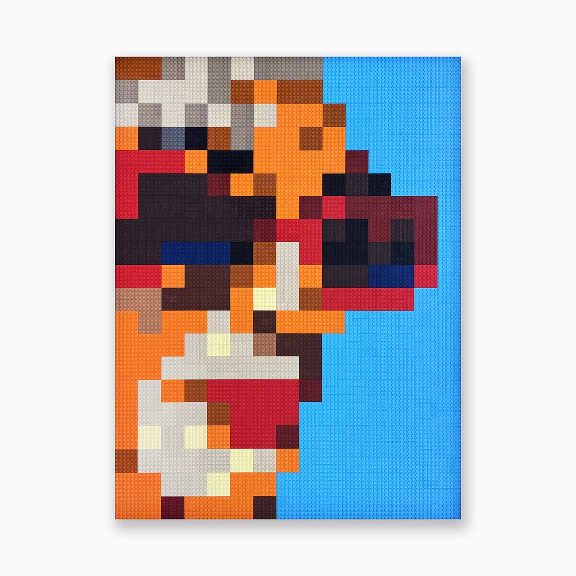 oeuvre pixel de l'artiste toulousain Lenz
