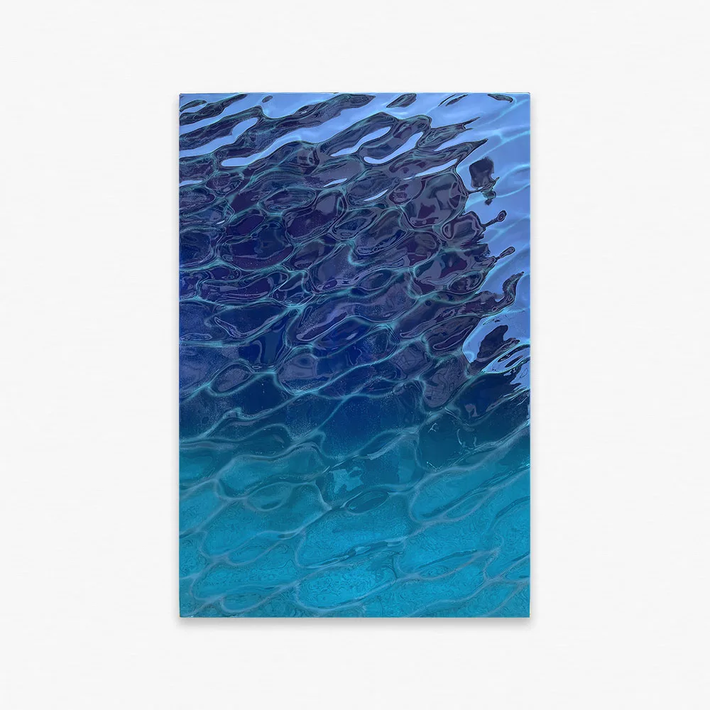 Supakitch-Guillaume Grando - Oeuvre 2021 - Surface and Depth 27 - Matter - Pool and sun - Art Contemporain