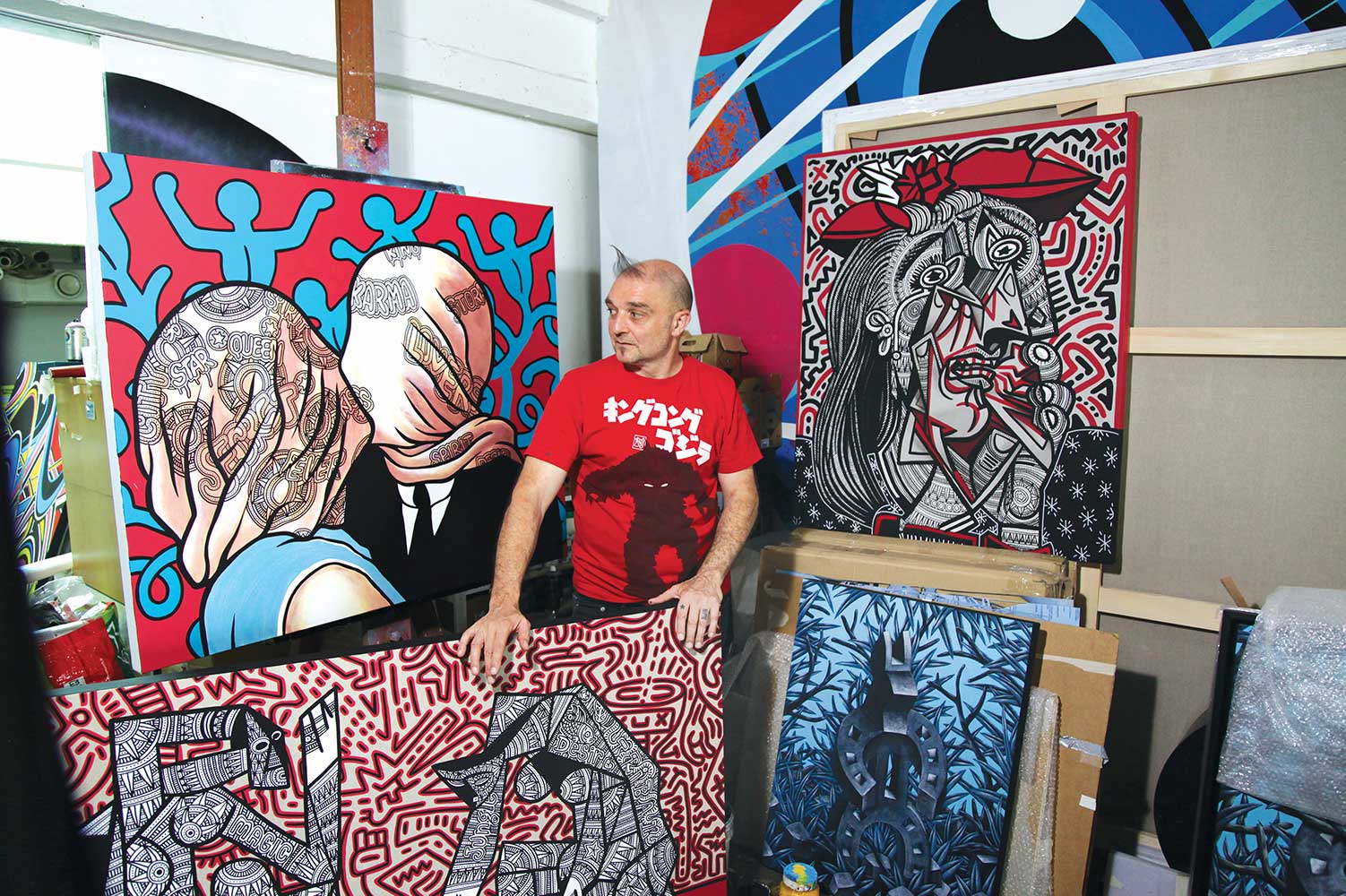 Speedy Graphito, artiste contemporain français précurseur du street art