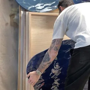 Portrait de l'artiste Supakitch dans son atelier - Guillaume Grando