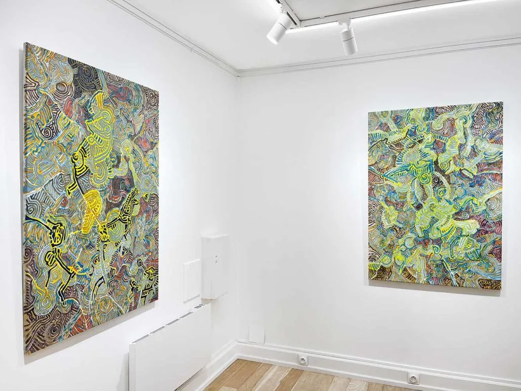 Oeuvre de Cavadore à la galerie bouscayrol de Biarritz