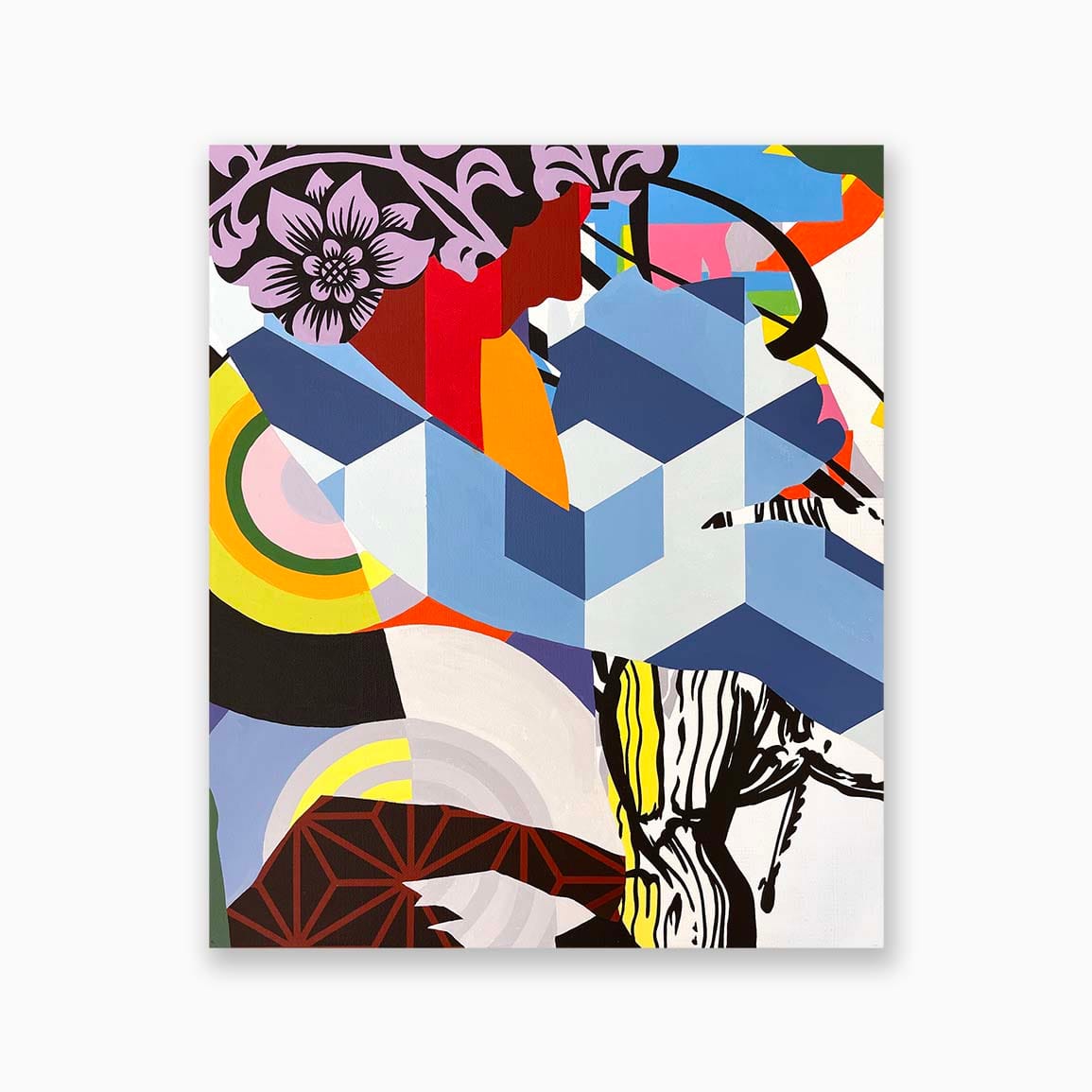 Tableau contemporain-Speedy Graphito oeuvre-biarritz-galerie d'art-paris