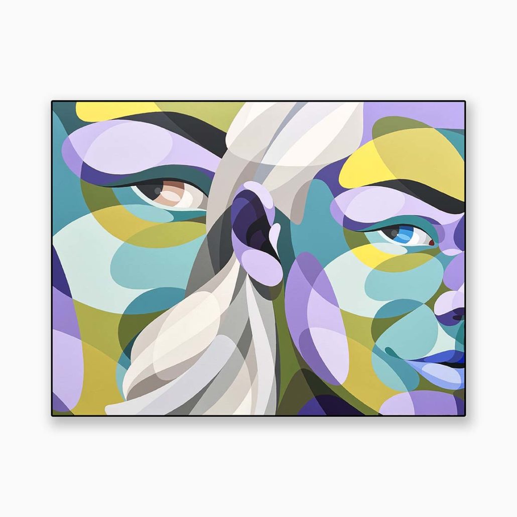 Peinture du street artiste Alber à Bordeaux