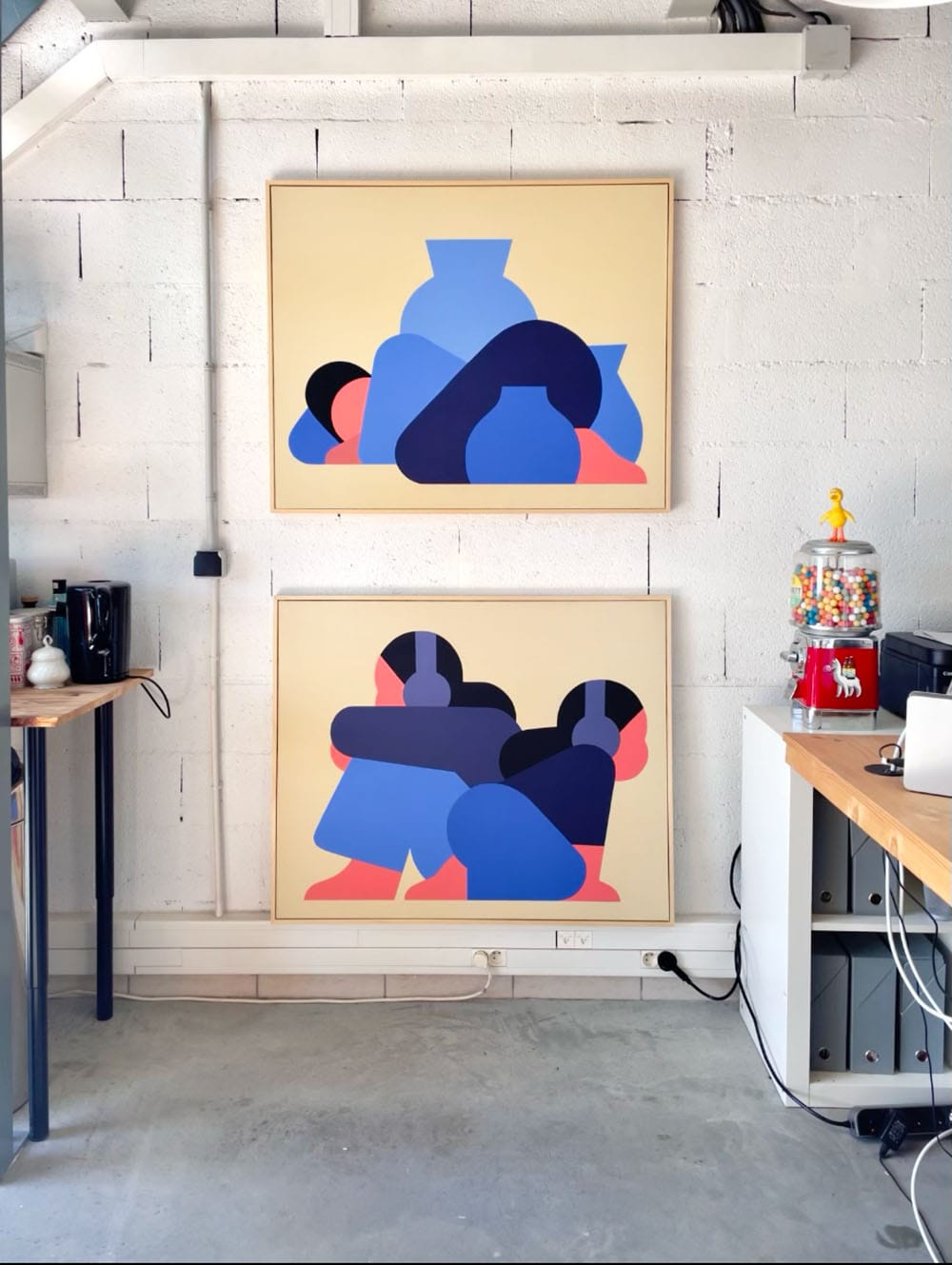 Atelier de Jérôme Masi artiste peintre galerie d'art biarritz