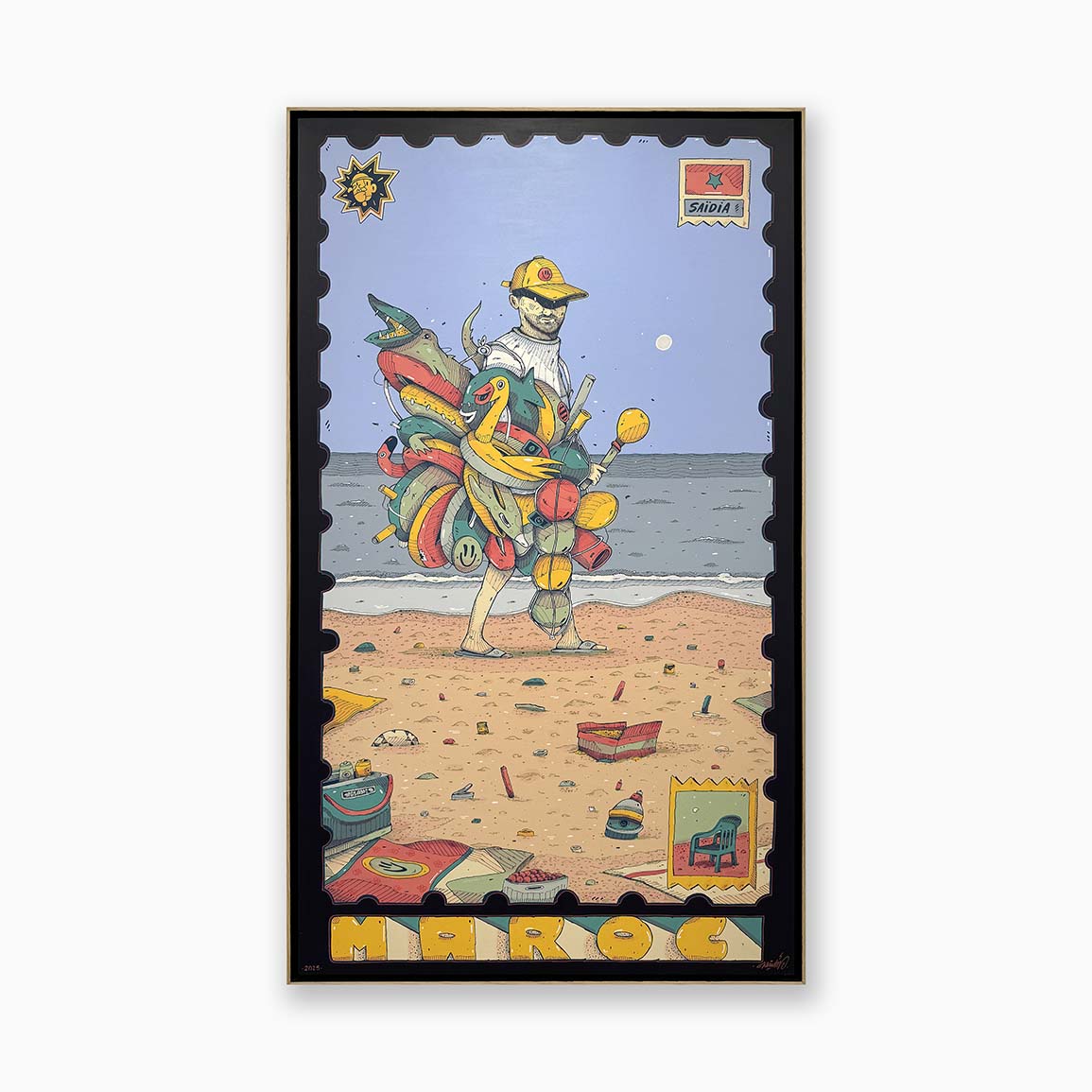 Tableau contemporain de Kesadi. Galerie d'art