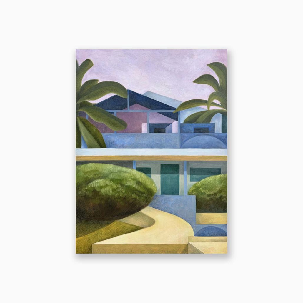 Construction architectural dans une oeuvre d'Olivier Kenneybrew