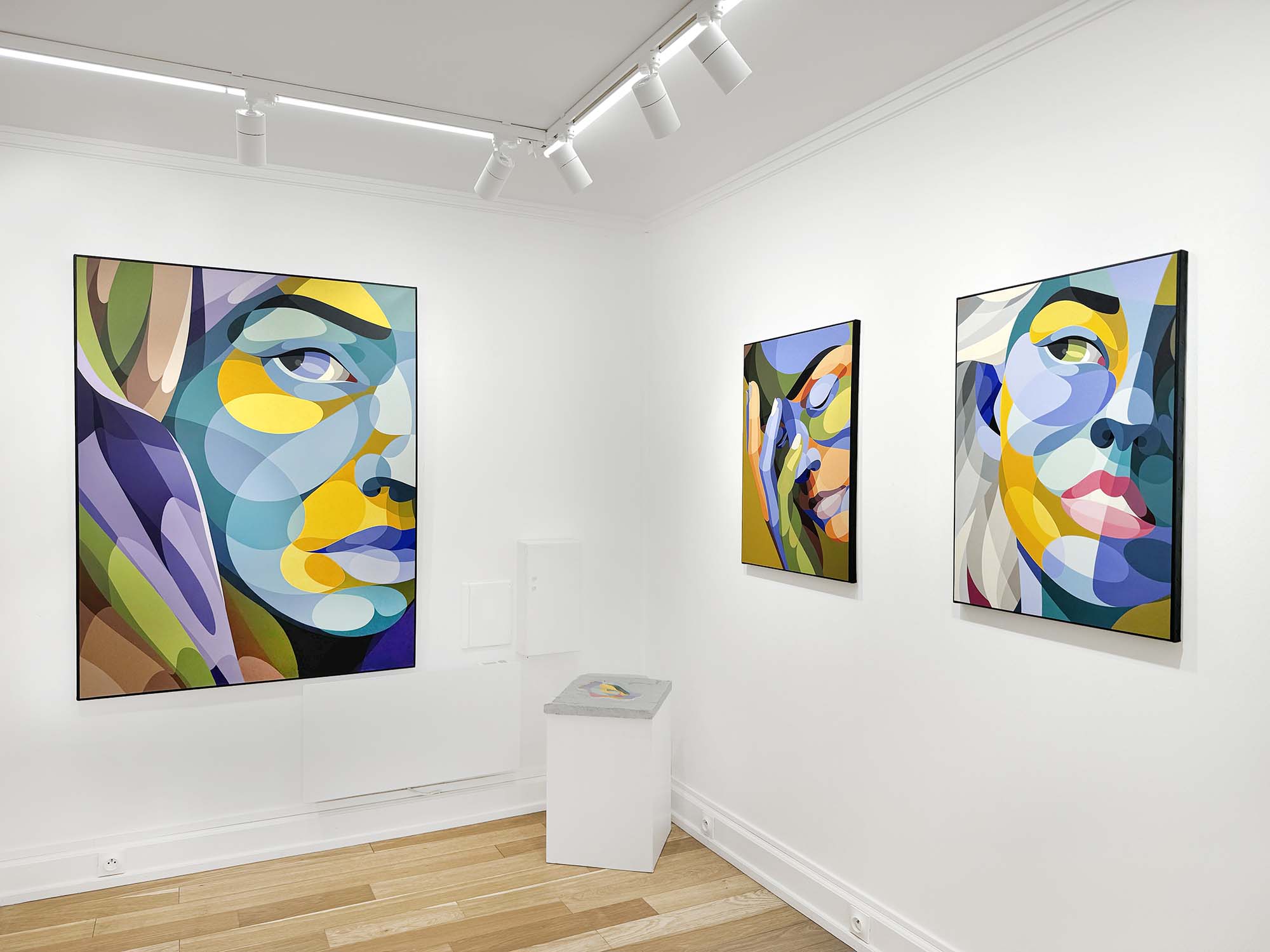 exposition minuit pile de l'artiste bordelais alber