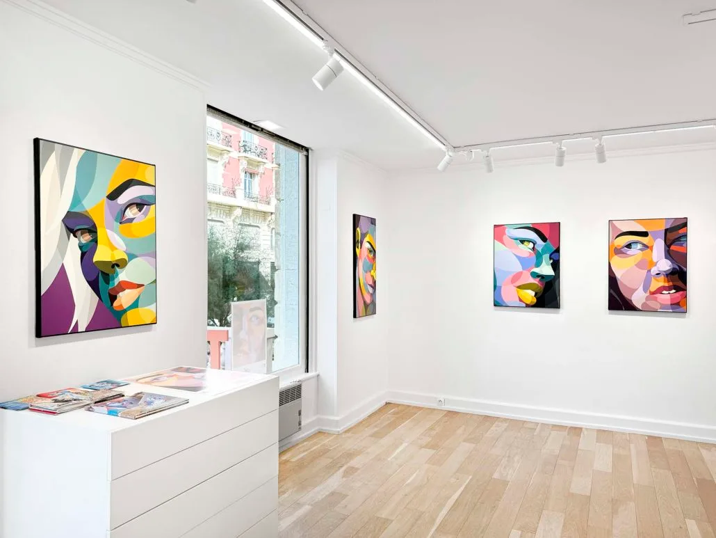 vue de l'exposition d'alberoner minuit pile art contemporain