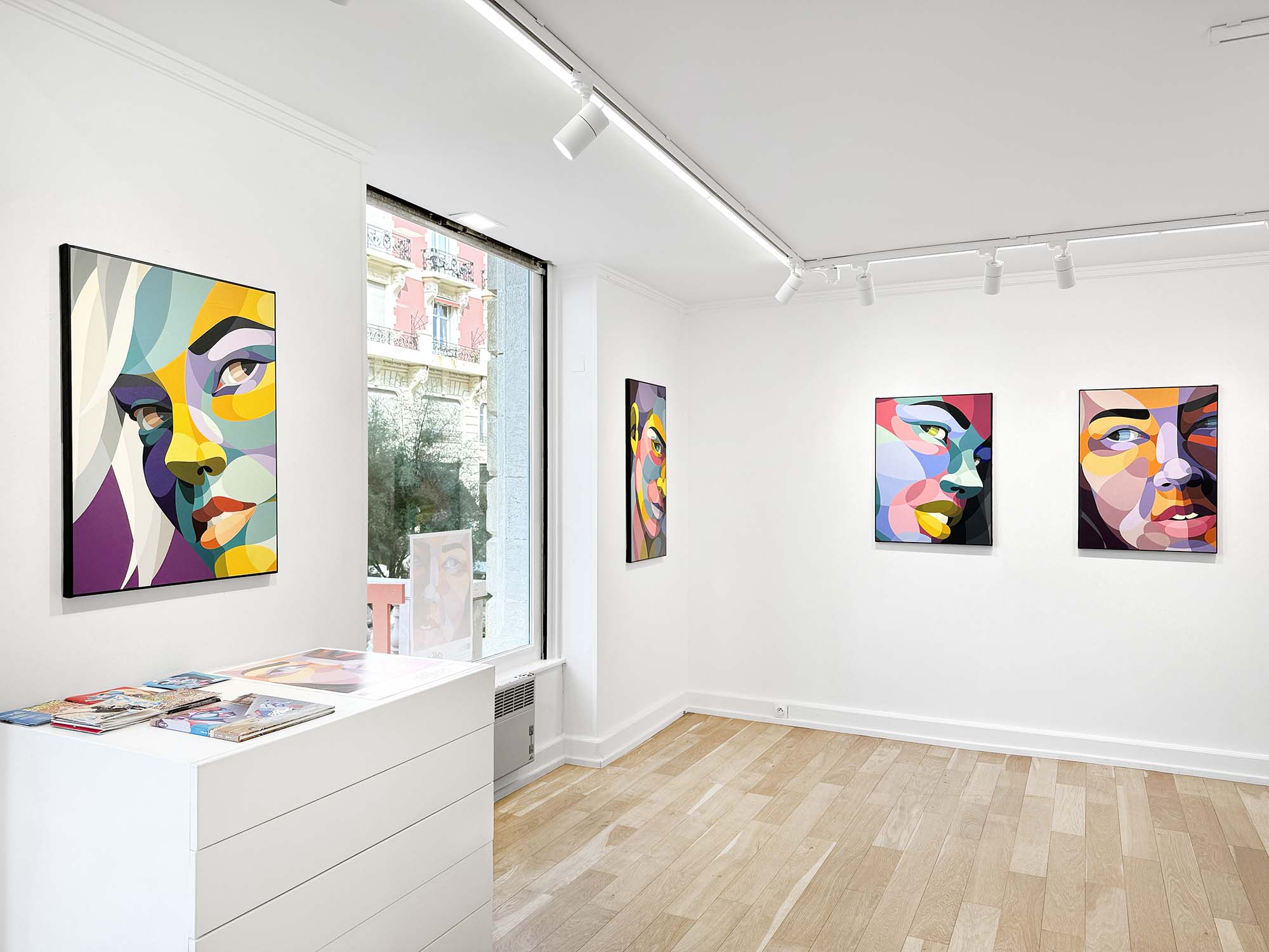 vue de l'exposition d'alberoner minuit pile art contemporain