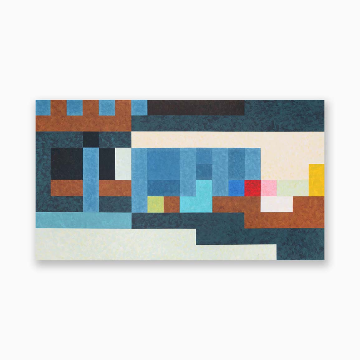 Peinture d'edward hopper revisité par Speedy Graphito.