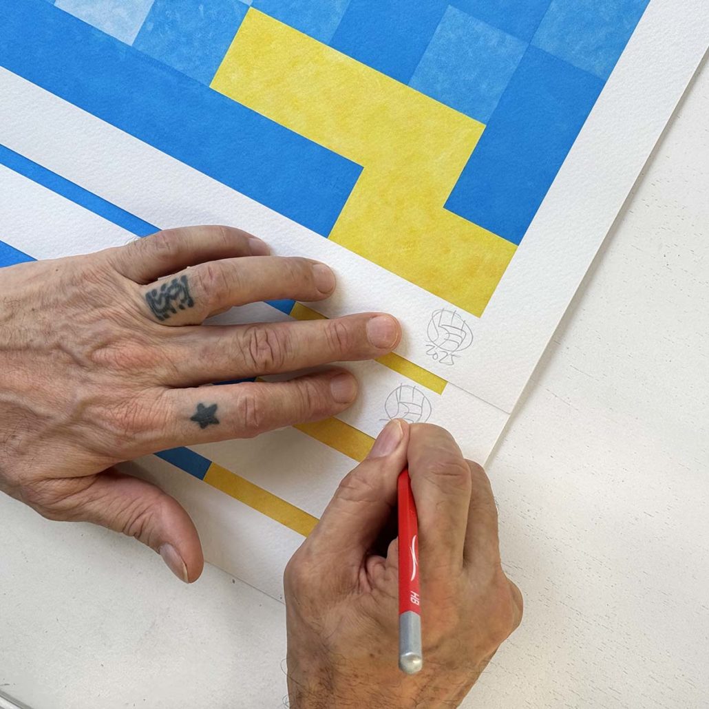 lithographie de Speedy Graphito